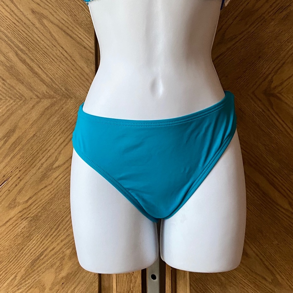 Jantzen deep turquoise full bottom bikini bottom